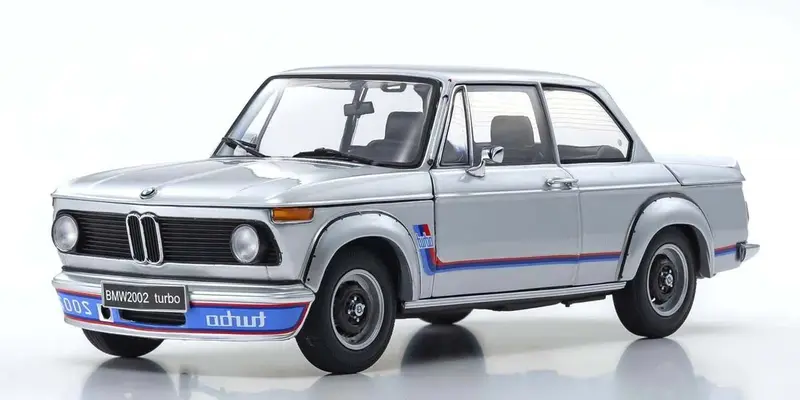 BMW 2002 Turbo 1974 Silver - Kyosho - Scala 1/18