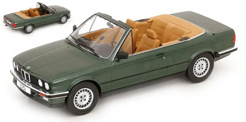 BMW 325i (E30) CABRIOLET 1985 DARK GREEN 1