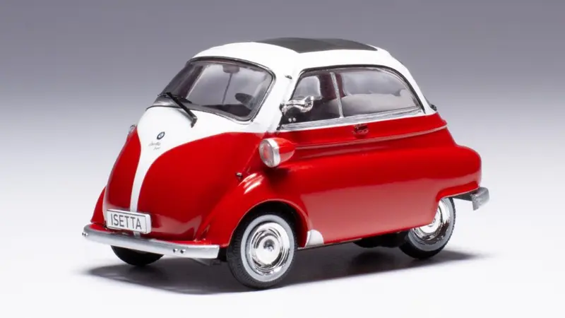 BMW ISETTA 1959 RED/WHITE 1