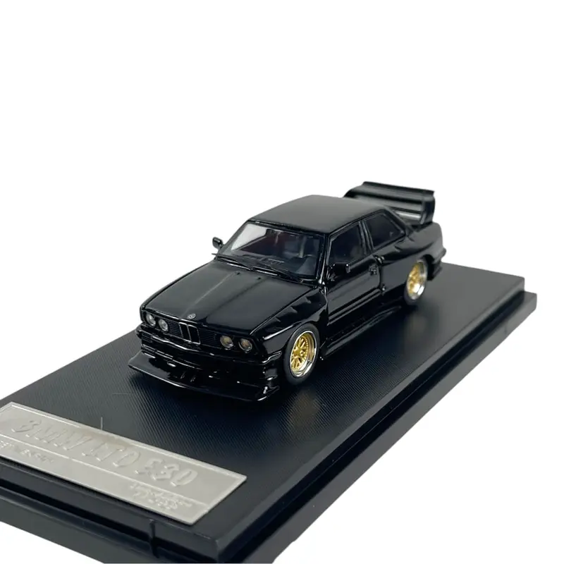 BMW LTO E30 Black - Street Weapon - Scala 1/64