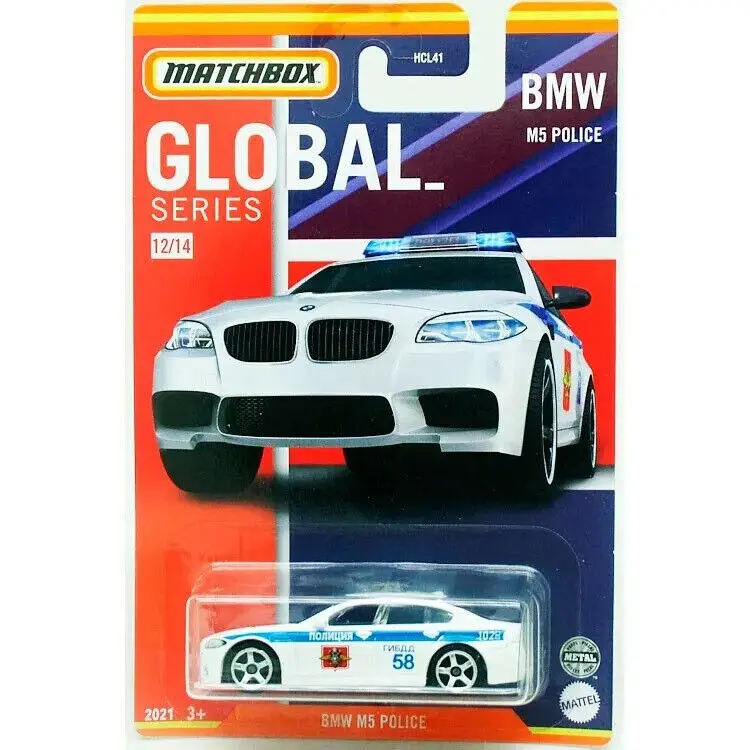 BMW M5 Russian Police Global Series - Matchbox - Scala 1/64 Circa