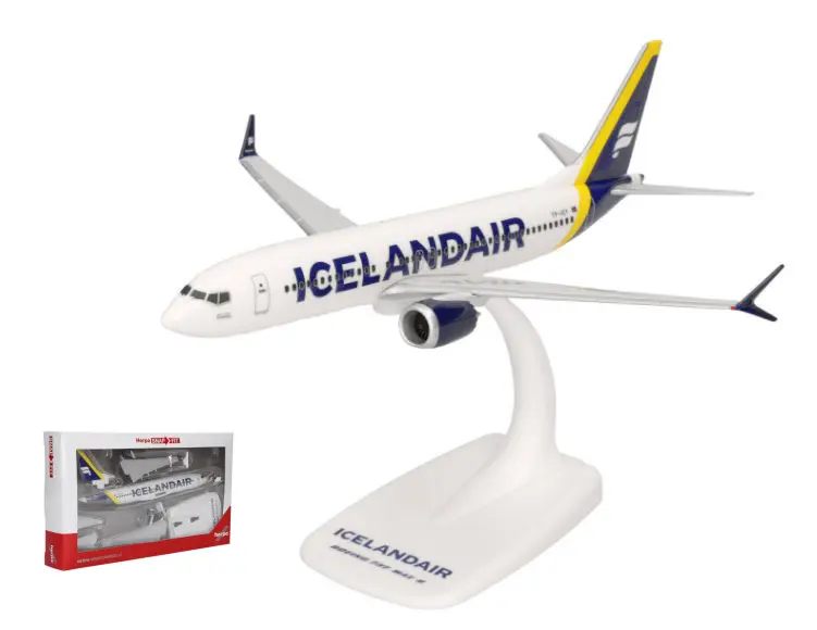 BOEING 737 MAX 8 ICEALANDER YELLOW TAIL STRIPE 1