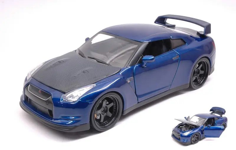 BRIAN'S NISSAN GT-R 2009 FAST & FURIOUS 7 BLUE 1