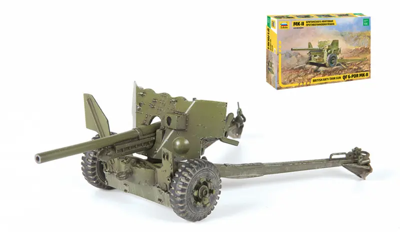 BRITISH ANTI TANK GUN QF 6 PDR MK II KIT 1