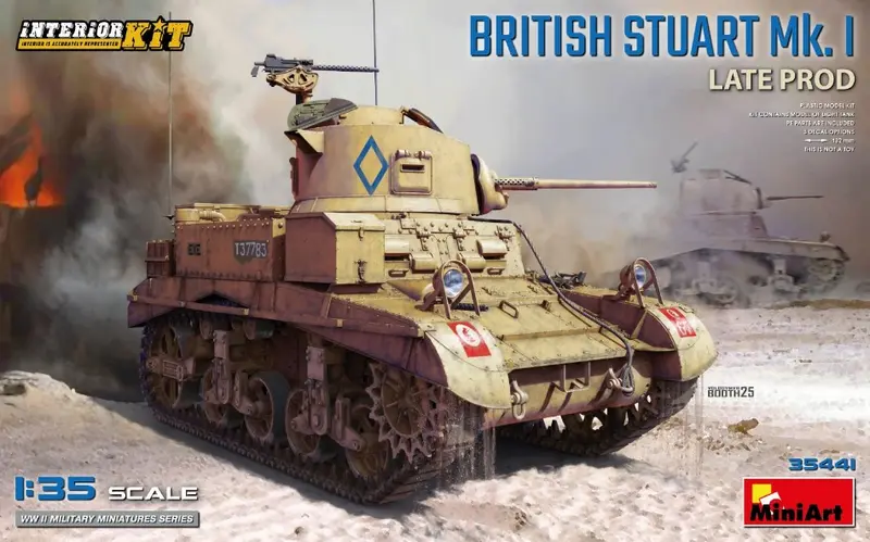 BRITISH STUART Mk.I LATE PROD. INTERIOR KIT 1