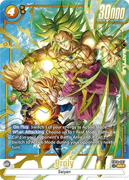 Broly (FB08-087) - Saiyan's Pride [Fusion World] (Alternate Art) [FB08-087]