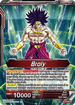 Broly // SS Broly, Increasing Power - Fearsome Rivals (Alternate Art) [BT29-002]