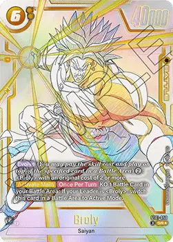 Broly (ST01-050) - Story Booster 01 [Fusion World] (Alternate Art) [ST01-050]
