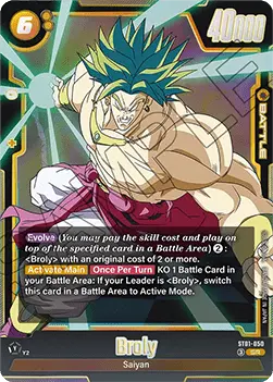 Broly (ST01-050) - Story Booster 01 [Fusion World] (Super Rare) [ST01-050]