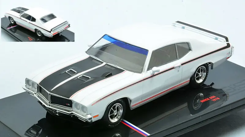 BUICK GSX 1970 WHITE/BLACK 1
