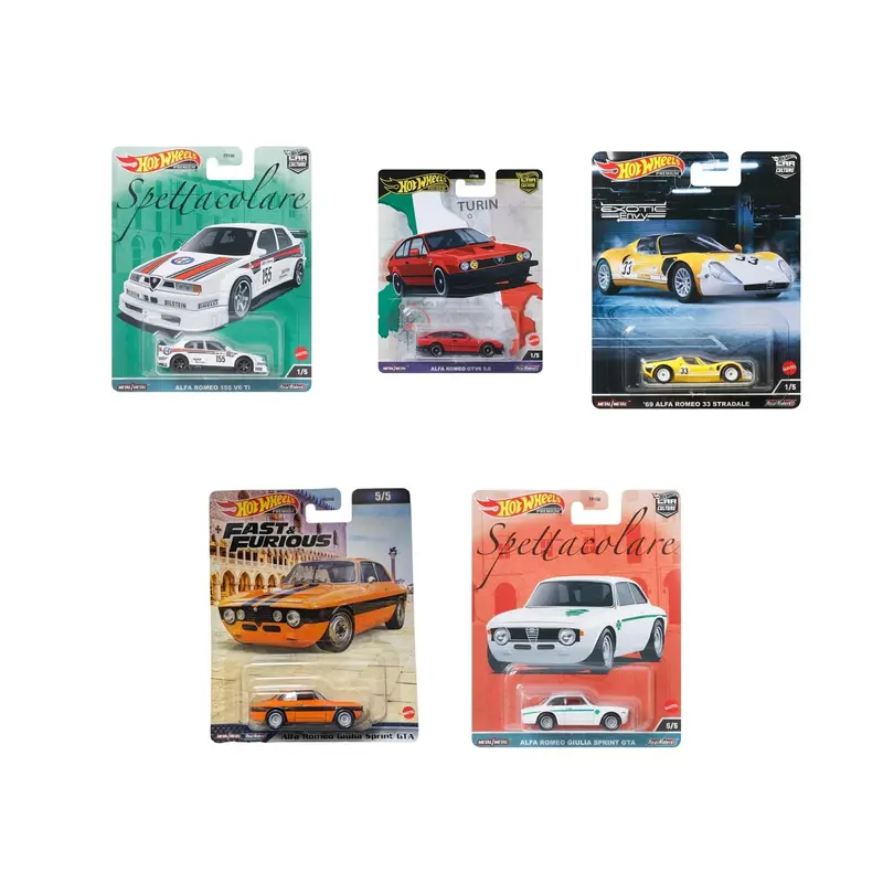 Bundle Alfa Romeo - Hot Wheels Premium - Scala 1/64