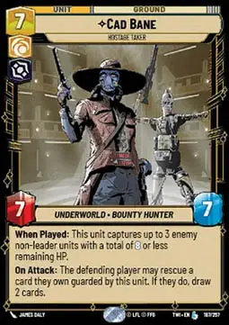 Cad Bane, Sequestratore Di Ostaggi - Il Crepuscolo della Repubblica (Legendary) [TWI-187]