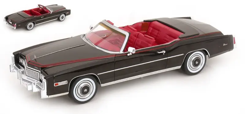 CADILLAC ELDORADO CONVERTIBLE 1976 BLACK 1