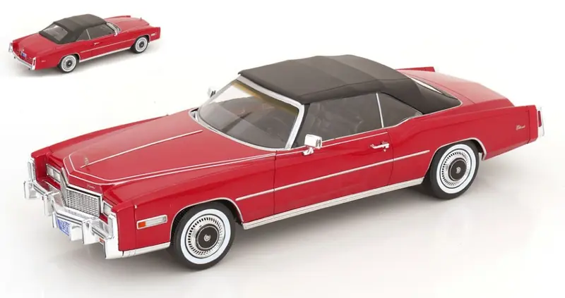 CADILLAC ELDORADO CONVERTIBLE 1976 RED 1