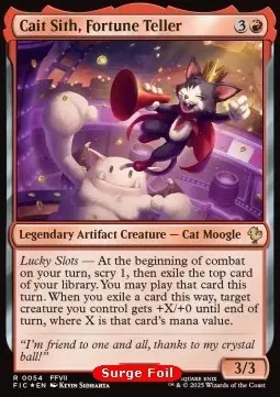 Cait Sith, Fortune Teller - Commander