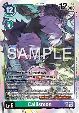Callismon (EX8-045) - Chain of Liberation (Super Rare) [EX-08-045]