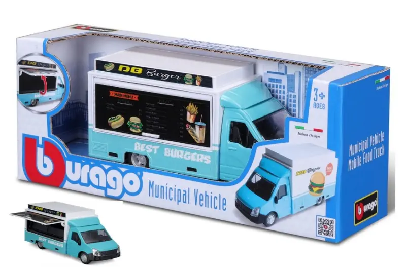 CAMION BEST BURGERS MOBILE FOOD TRUCK cm 14 Scala 1