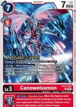 Canoweissmon (BT21-022) - Promos