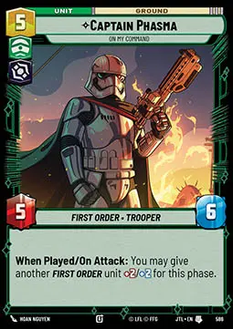 Capitano Phasma, Al Mio Ordine - Salto nell'Iperspazio (Uncommon) [JTL-586]