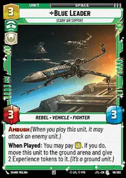 Capo Blu, Supporto Aereo Su Scarif - Salto nell'Iperspazio (Uncommon) [JTL-096]