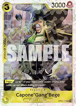 Capone"Gang"Bege" (OP04-100) - The Best (Rare) [PRB01-OP04-100]