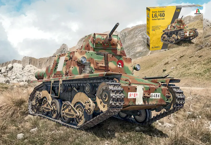 CARRO ARMATO L6/40 ITALIAN LIGHT TANK KIT 1
