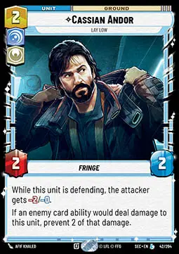 Cassian Andor, Basso Profilo - Segreti del Potere (Legendary) [SEC-042]