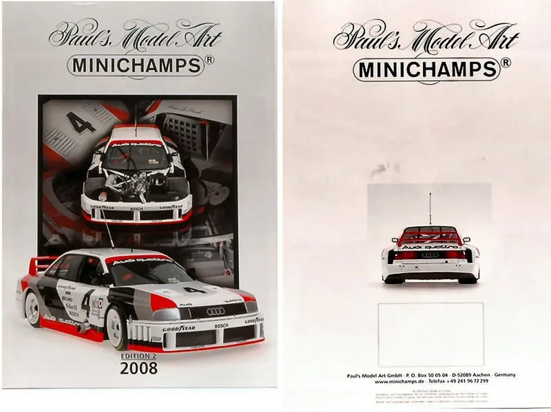 CATALOGO MODELLISMO MINICHAMPS 2008 EDITION 2 PAG.23 MINICHAMPS PMCAT2008-2