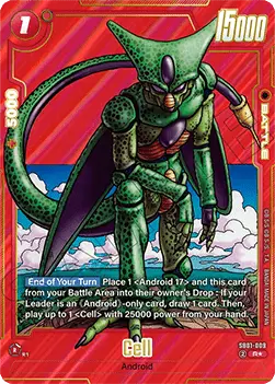 Cell (SB01-009) - Manga Booster 01 [Fusion World] (Alternate Art) [SB01-009]