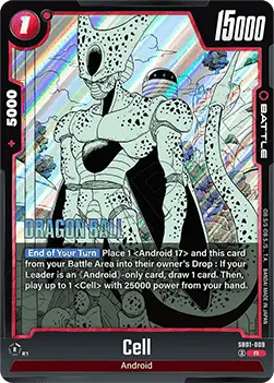Cell (SB01-009) - Manga Booster 01 [Fusion World] (Rare) [SB01-009]