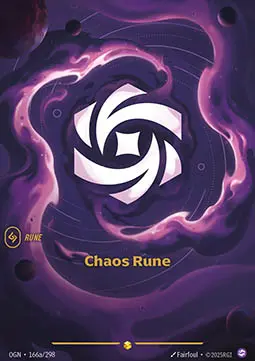 Chaos Rune - Origins (Showcase) [OGN-166a]