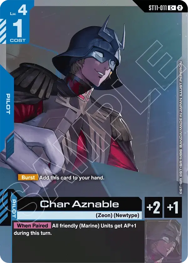Char Aznable (ST11-011) - Starter Deck