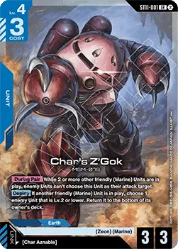 Char's Z'Gok (ST11-001) - Starter Deck
