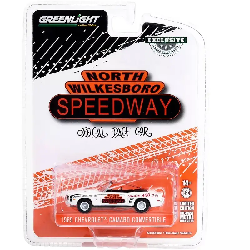 Chevrolet Camaro Convertible 1969 North Wilkesboro Speedway - Greenlight - Scala 1/64