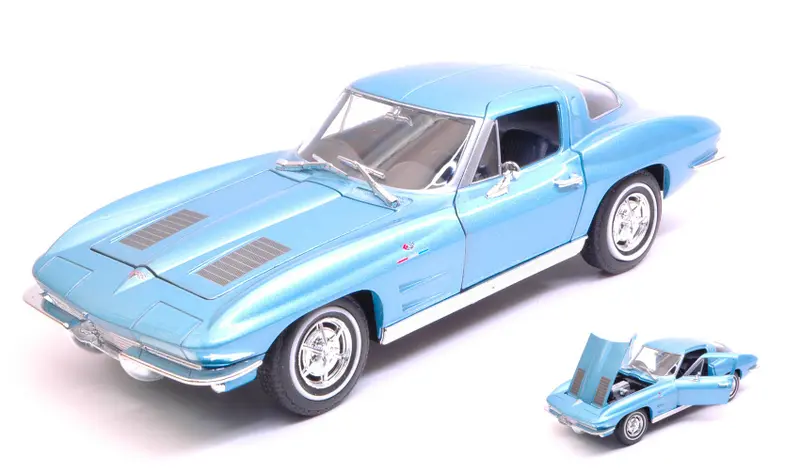 CHEVROLET CORVETTE C2 METALLIC BLUE 1