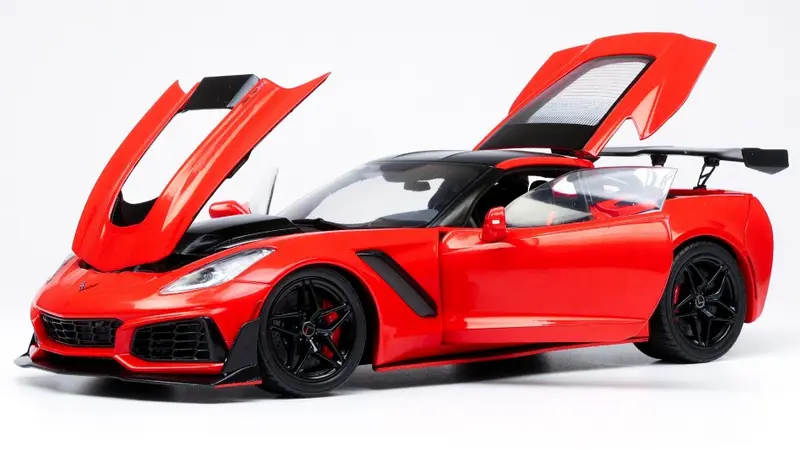 CHEVROLET CORVETTE C7 ZR1 2019 RED 1