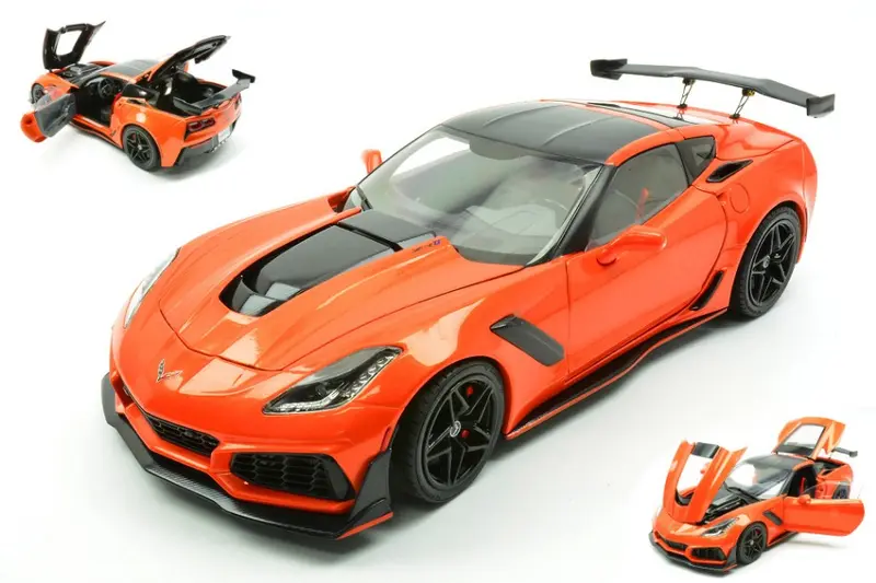 CHEVROLET CORVETTE ZR1 2019 ORANGE/BLACK 1
