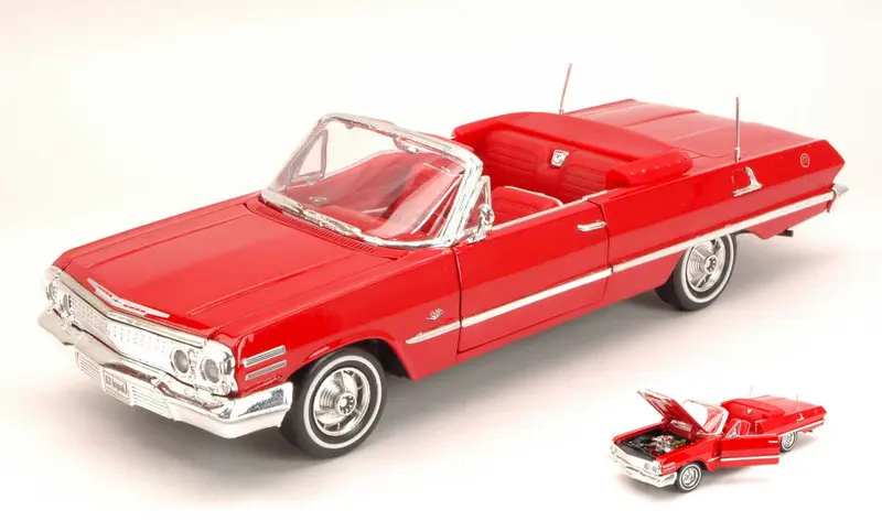 CHEVROLET IMPALA OPEN 1963 RED 1