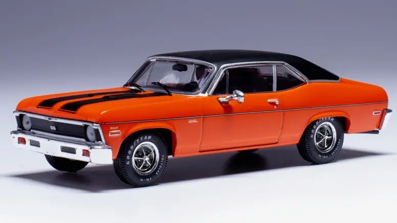 CHEVROLET NOVA SS 1971 ORANGE/BLACK 1
