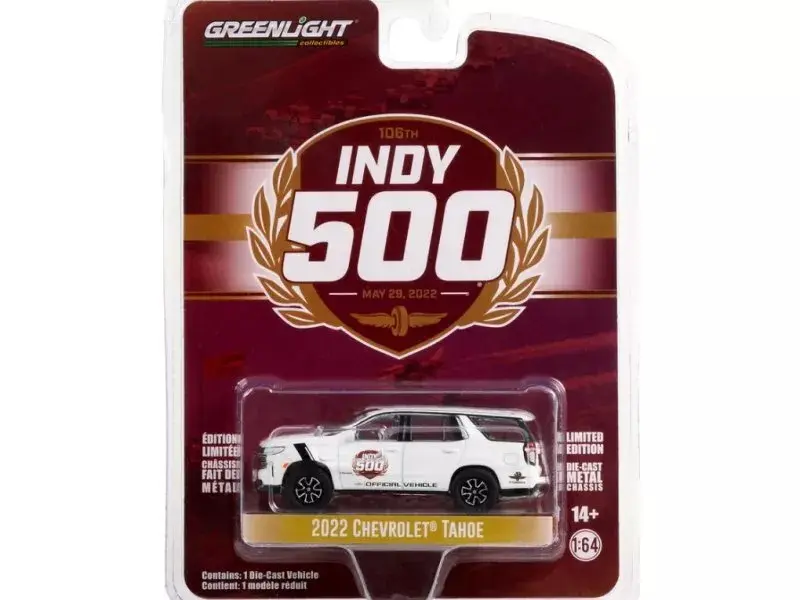 Chevrolet Tahoe 2022 Official Vehicle Indy 500 - Greenlight - Scala 1/64