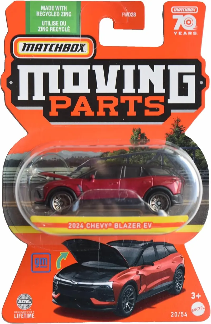 Chevy Blazer EV 2024 Metallic Red - Matchbox Moving Parts - Scala 1/64 Circa