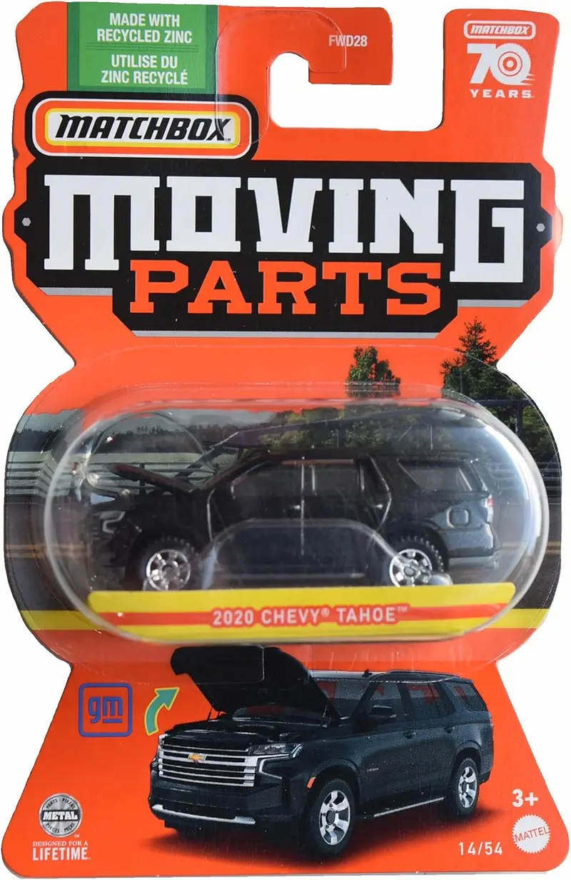 Chevy Tahoe 2020 Black - Matchbox Moving Parts - Scala 1/64 Circa
