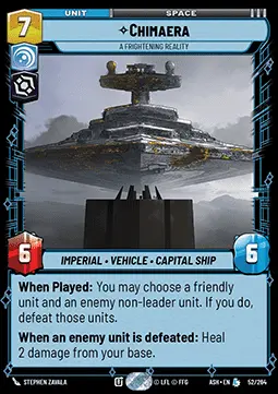Chimaera, Una Spaventosa Realtà - Ceneri dell'Impero (Legendary) [ASH-052]