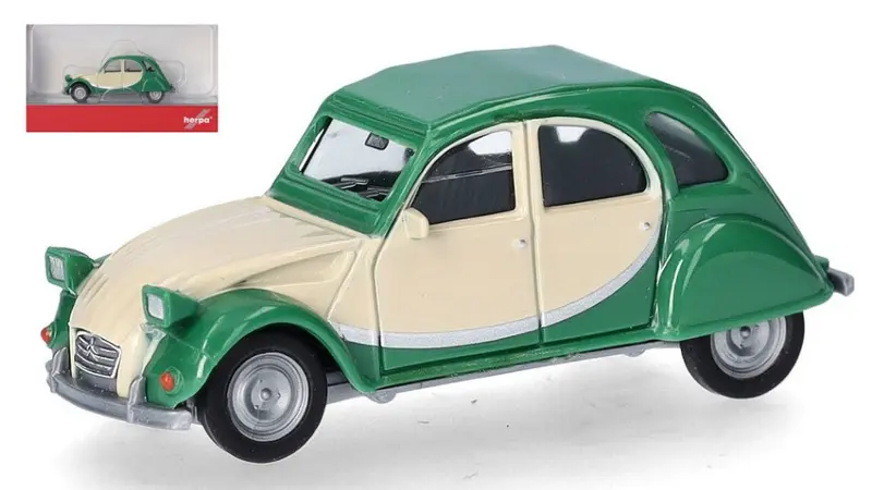 CITROEN 2 CV CHARLESTON VERDE/BEIGE 1