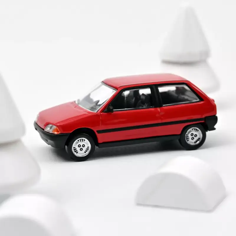 Citroen AX 1986 Red - Norev - Scala 1/64 Circa