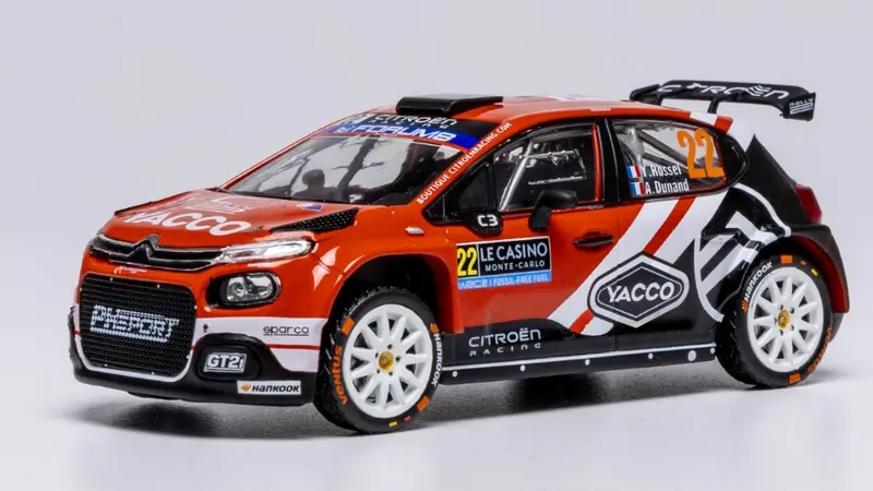 CITROEN C3 N.22 RALLY2 MONTE CARLO 2025 ROSSEL-DUNAND 1