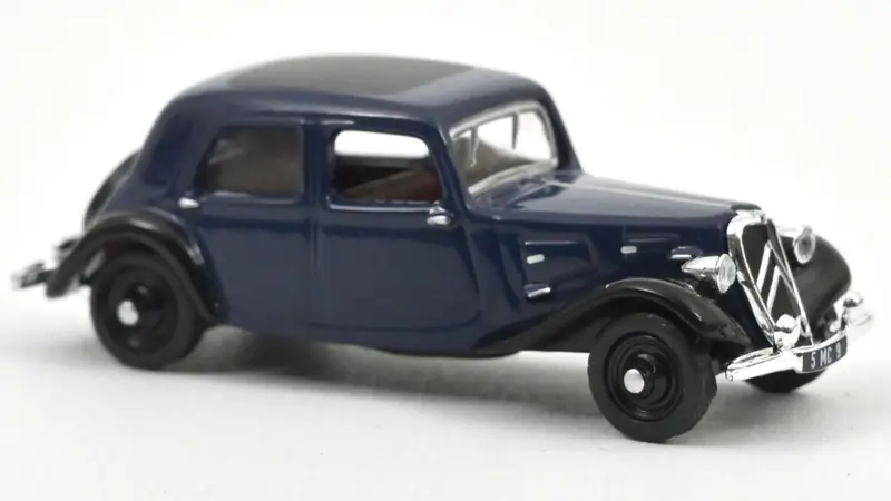 CITROEN TRACTION 7A 1934 BLUE & BLACK 1