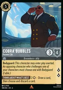 Cobra Bubbles - Ex Agente CIA - Mare di Azzurrite (Rare) [6AZS-188]