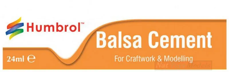 COLORI MODELLISMO BALSA CEMENT COLLA IN TUBETTO 24 ml HUMBROL HBAE0603