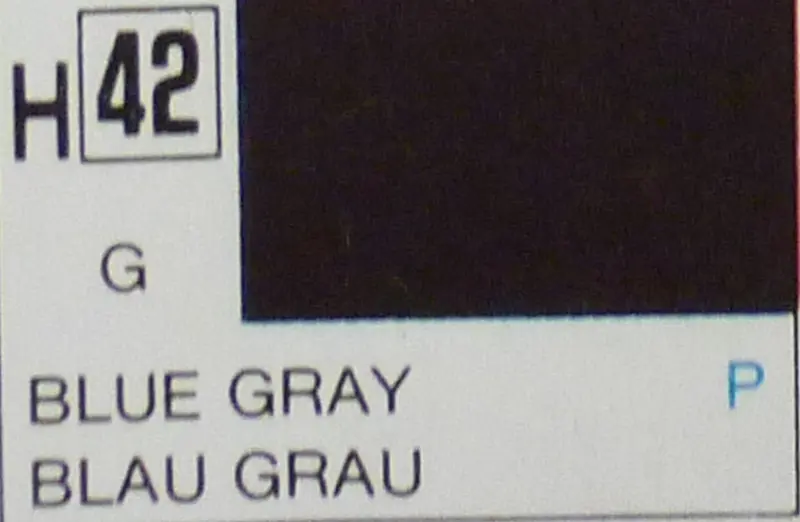 COLORI MODELLISMO BLUE GRAY GLOSS ml 10 Pz.6 GUNZE GU0042